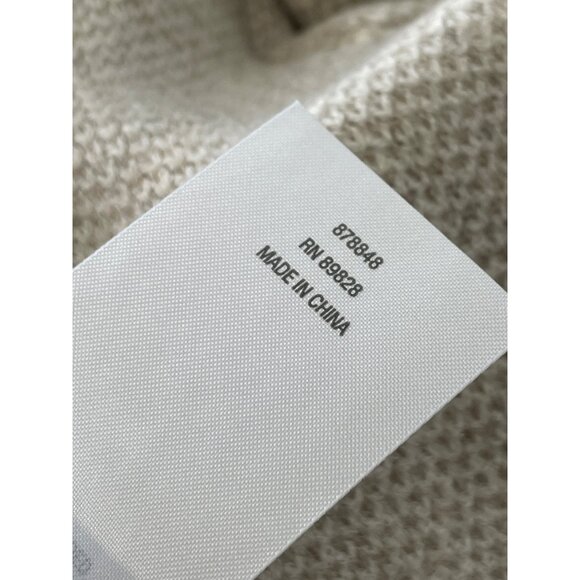 TWRHLL by Christie Brinkley Fair Isle Sweater Knit Belted Coatigan Size XL Beige - Picture 7 of 8